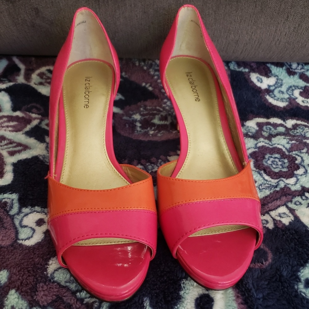Pink Orange Peak Toes